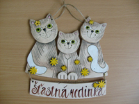 Kočičky z keramiky